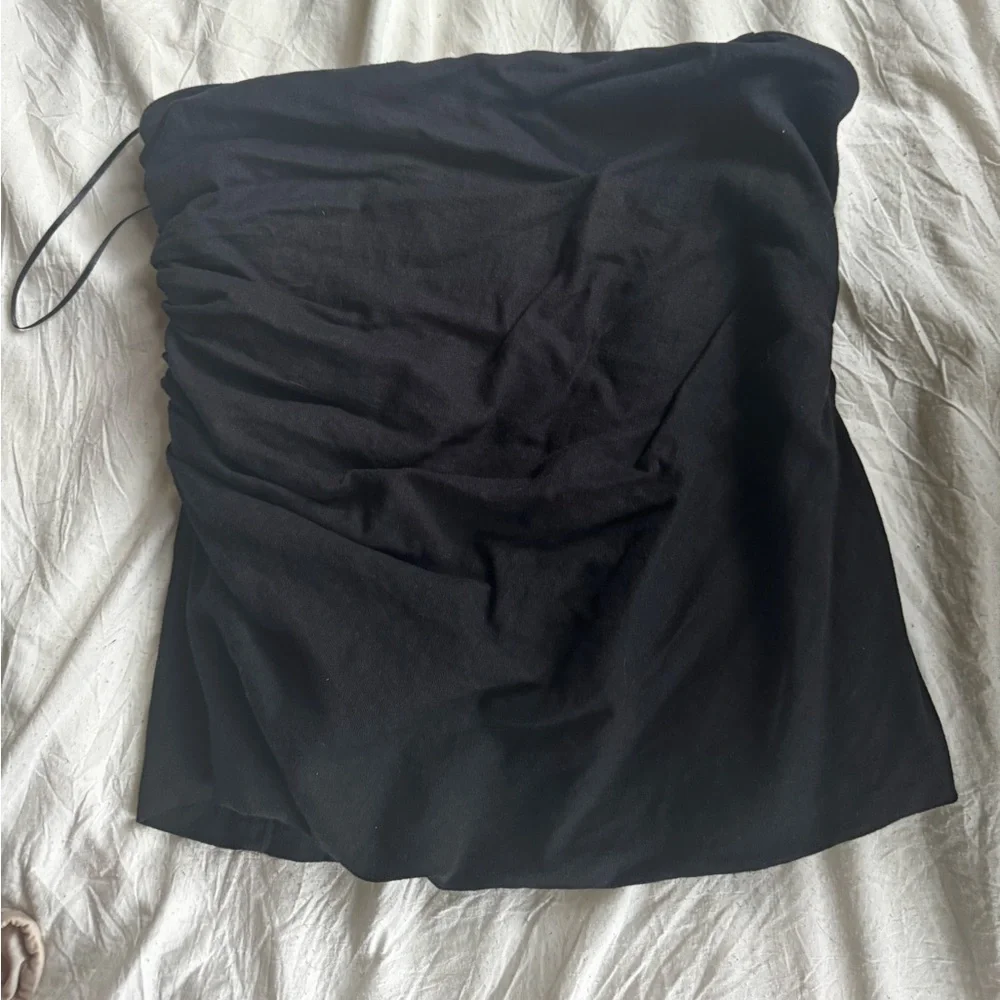 Abercrombie Linen Blend Tube Top - Picture 2 of 3